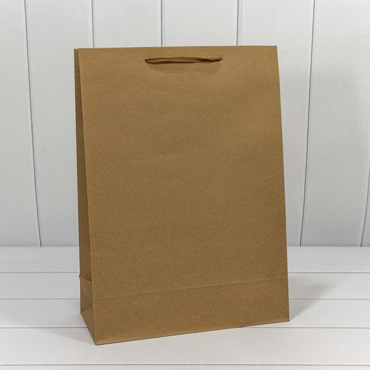 000222A Пакет подарочный Крафт 32*45*14 170г 1/20 1/80