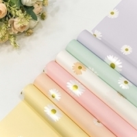 Плёнка 001386 матовая "Ромашки" 0,58*10 м