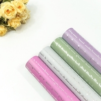 Плёнка 1636 матовая с серебристой печатью 0,57*10 м